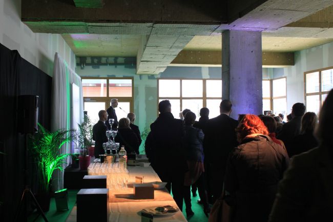 Discours lors de l'inauguration du profgramme immobilier à Rouen